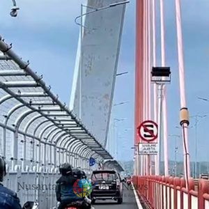 Polres Bangkalan Tegaskan Sanksi Tilang Bagi Pelanggar Jalur di Jembatan Suramadu