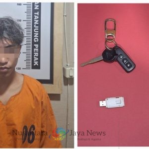 Embat Motor Milik Teman, Seorang Pekerja di Pergudangan Margomulyo Ditangkap