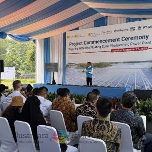 Momen Hari Kesaktian Pancasila, PLN Mulai Bangun PLTS Terapung Kapasitas 92 MWp di Waduk Saguling, Jawa Barat