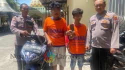 Polsek Kenjeran Amankan Dua Pelaku Curas yang Beraksi di Jembatan Kedinding Lor Surabaya