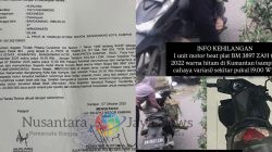 Warga Bangkinang Kota Laporkan Kehilangan Sepeda Motor Honda Beat Hitam di Jalan Prof. M. Yamin