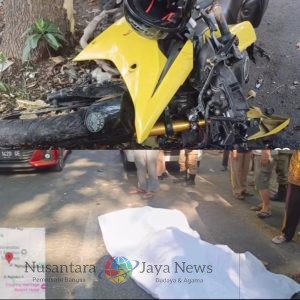 Evakuasi Korban Kecelakaan Tunggal di Jalan Pumpungan, Pemuda Baratajaya Tewas Usai Tabrak Pohon