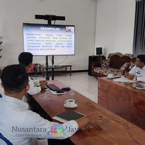 Optimalisasi Pelayanan Integrasi, Lapas Batang Ikuti Monitoring dan Evaluasi Secara Virtual