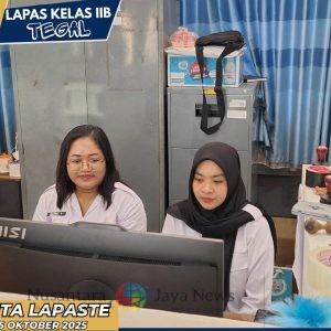 Kaur Umum dan Staf Keuangan Lapas Kelas IIB Tegal Ikuti Zoom Kostek Pengadaan Barang dan Jasa melalui E-Katalog