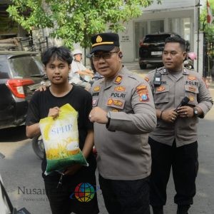 Lewat Gerakan Pangan Murah, Polres Gresik Turun Langsung Bantu Warga Dapatkan Beras Terjangkau