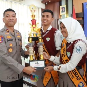 Polres Gresik Cetak Pelajar Cerdas dan Berkarakter Lewat Lomba Cerdas Cermat Kamtibmas, SMA Semen Gresik Juara 1