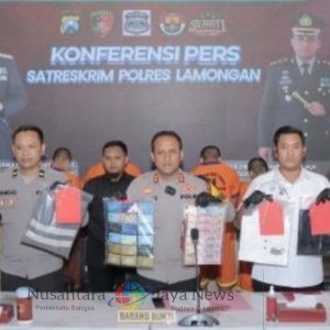 Polres Lamongan Berhasil Amankan Komplotan Ganjal ATM Lintas Provinsi. Pelaku Belajar dari YouTube