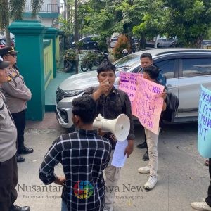 Dugaan Persekongkolan dan Kongkalikong Kakanwil Kemenag Sumut, GEMPI-SU Gelar Aksi Unjuk Rasa