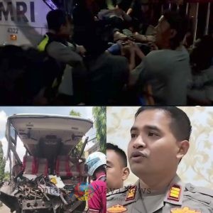 Bus Damri Tabrak Truk Gandeng di Suramadu, Dua Tewas dan Dua Luka Berat