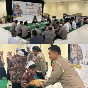 Satlantas Polrestabes Surabaya Gelar Doa Bersama dan Santunan Anak Yatim Demi Keselamatan dan Keamanan Kota