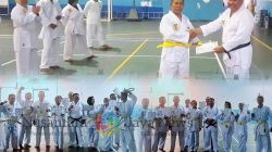 Puluhan Karateka Satpam PT Haleyora Powerindo – PLN UIP JBTB Lulus Ujian Tingkat Sabuk Kuning