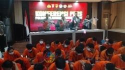 Polres Pelabuhan Tanjung Perak Berhasil Ungkap 46 Kasus Kriminal Selama Ops Sikat Semeru 2025