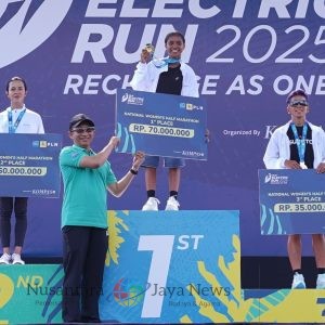 Momen Hari Sumpah Pemuda PLN Electric Run 2025 Sukses Digelar, Jadi Event Lari Nol Emisi Pertama di Indonesia