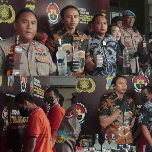 Polres Tulungagung Bongkar Jaringan Penjual Miras Lewat Sistem COD dan Media Sosial, 2.641 Botol Disita