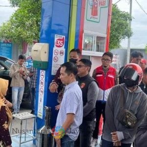 Polres Nganjuk dan Pemkab Turun ke SPBU, Tepis Isu “Motor Brebet” yang Viral di Medsos