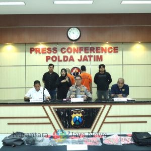 Polda Jatim Ungkap Sindikat Pencurian Bersenjata di Minimarket Lintas Provinsi