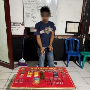 Tim Satresnarkoba Polres Dompu Sergap Pria Asal Bada Diduga Pengedar Sabu di Kamar Kosnya