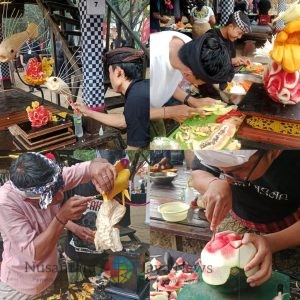Sanur Village Festival di Tutup Lomba Fruit Curving dan Penampilan Yovi&Nuno