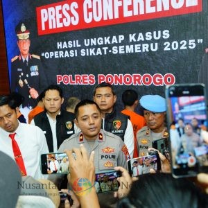 Polres Ponorogo Amankan Pasutri Diduga Jual Senpi Rakitan