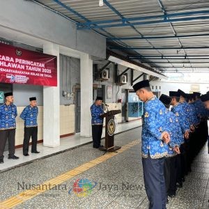 Memperingati Hari Pahlawan, Petugas Lapas Tegal Antusias Dalam Melaksanakan Upacara