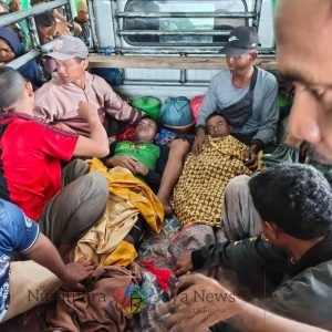 Lima Orang Warga Tolokalo di Sambar Petir, Dua Orang MD, Polsek Kempo Evakuasi Korban di Puskesmas