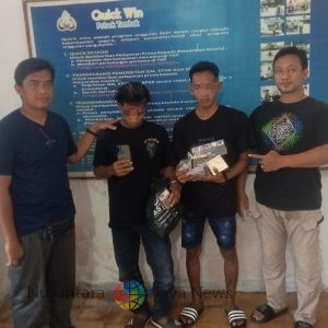 Polsek Tambak Tangkap Dua Pelaku Bobol Toko Gasak Rokok, Terekam CCTV Saat Beraksi