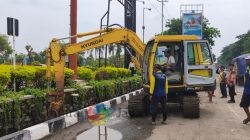 Rumah Pompa Siaga 24 Jam Atasi Banjir di Depan Lippo