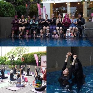 PREMIER PLACE HOTEL SEMARAKKAN HARI KESEHATAN NASIONAL DENGAN GOLDEN HOUR AQUA YOGA