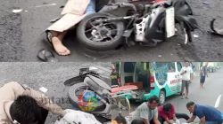 Kecelakaan Motor dan Truk di Jalan Raya Mastrip, Satu Korban Tak Sadarkan Diri