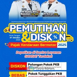 Hadir Kembali ! Program Pemutihan dan Diskon Pajak Kendaraan Bermotor di Sumatera Utara