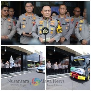 Polda Jatim Berangkatkan Bantuan Kemanusiaan untuk Warga Terdampak Erupsi Gunung Semeru