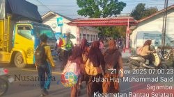 Sat Lantas Polres Labuhanbatu Intensifkan Strong Point Pagi Wujudkan Kamseltibcar Lantas Selama Ops Zebra 2025