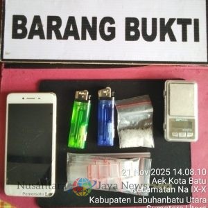 Gerak Cepat Polsek Na IX-X: Dua Pengedar Sabu Diciduk