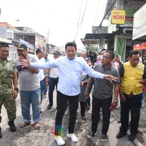 Bupati Subandi Sidak Jalan Rusak di Bluru Kidul, Pastikan Betonisasi 1,6 Km Usai Lebaran 2026