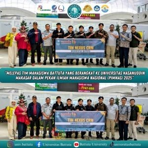 Universitas Battuta Lepas Tim ke PIMNAS 2025 di Universitas Hasanuddin, Jadi Salah Satu dari Empat Wakil Sumatera Utara