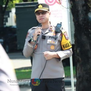 Dengan Pengamanan Humanis, Aksi Buruh Gresik Berjalan Damai dan Kondusif