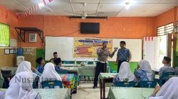 Sat Lantas Polres Labuhanbatu Sosialisasikan Tertib Berlalu Lintas kepada Pelajar MTsN 1 Rantauprapat
