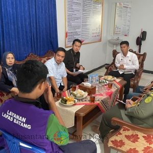 Tinjau Pelaksanaan Pembinaan, Lapas Batang Terima Kunjungan Wasmat dari Pengadilan Negeri Batang