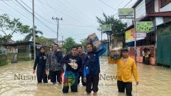 MAHASISWA UNISU Salurkan Bantuan Sembako untuk Korban Banjir di Tebing Tinggi