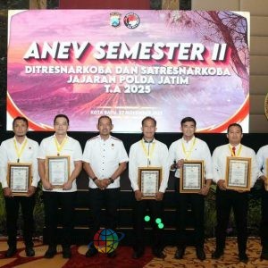 Polres Nganjuk Raih Juara 3 Ungkap Kasus Narkoba se-Jajaran Polda Jatim Tahun 2025