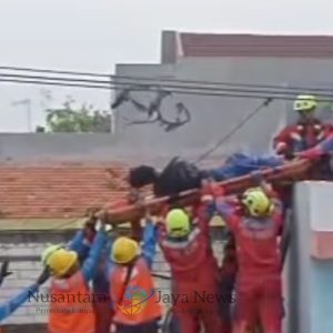 Pria 19 Tahun Tersengat Listrik di Jalan Jojoran, Dievakuasi Tim Command Center 112 Surabaya