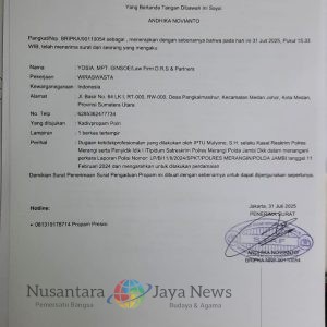 Kasus hilangnya Sapi keluarga Siringoringo tak kunjung usai keluarga laporkan oknum Polisi ke Propam Mabes Polri 