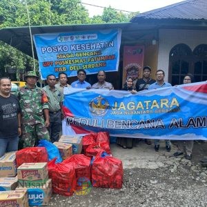 Ormas JAGATARA Salurkan Bantuan ke Posko Puskesmas Patumbak