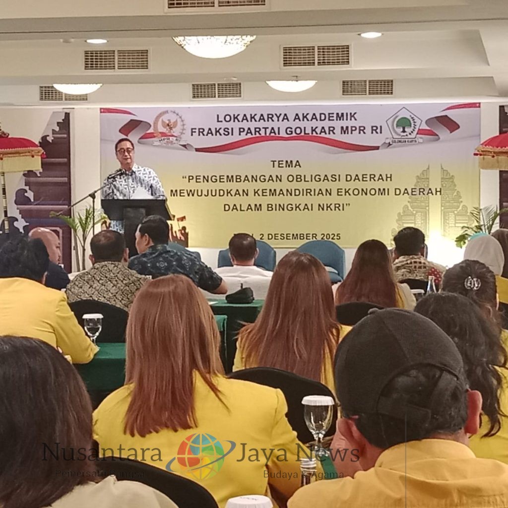 Fraksi Golkar MPR RI Gelar Lokakarya Akademik Bahas Strategis Pengembangan Obligasi Daerah