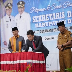 Gatot Gunawan Putra Perantau Purna Tugas, Plh Sekda Dompu H.Khaerul Insyan SE,MM, Pastikan Pelayanan Pemerintah, Pubik dan Pembangunan berjalan Normal