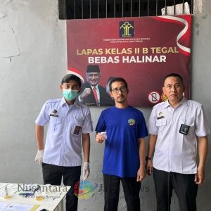 Lapas Tegal Gelar Tes Urine Dadakan, Pastikan Lingkungan Pemasyarakatan Bersih dari Narkoba