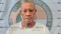 Satresnarkoba Polres Gresik Bekuk Pria 63 Tahun di Driyorejo, Amankan Sembilan Klip Sabu