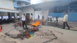 Satpam Haleyora Powerindo Gelar Refreshment Simulasi Pemadaman APAR dan APAT di PLN UIP JBTB