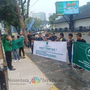 Sekelompok Mahasiswa Demo Pengadilan Medan, desak tangkap Muhammad Ridwan Dugaan Korupsi Puskesmas teluk sentosa Labuhanbatu
