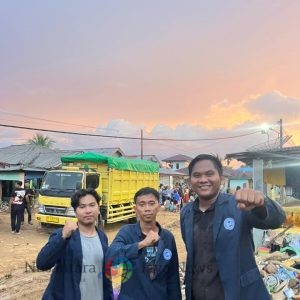 Mahasiswa Universitas Labuhanbatu salurkan bantuan peduli bencana banjir Tapanuli Tengah